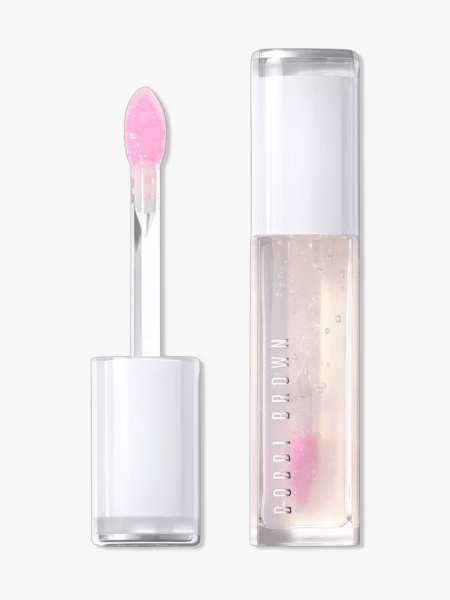 Bobbi Brown Extra Blushing pH Tinted Lip Oil in branded component on a light gray background