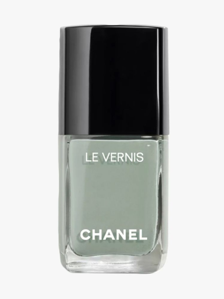 Chanel Le Vernis Chance in Cavalier Seul in branded component on a light gray background